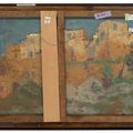 Fernand Léger — Мужчины у моря ( спереди ); Дома на Корсажном берегу ( сзади ), изображение 5