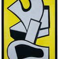 Fernand Léger — Живописная фреска на фоне желтого неба, изображение 2