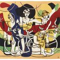 Fernand Léger — Четыре велосипедиста, изображение 1