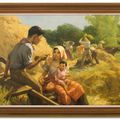 Fernando Amorsolo — Оторваться от сбора урожая, изображение 2
