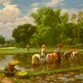 Fernando Amorsolo — Посадка риса, изображение 1