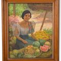 Fernando Amorsolo — Продавец фруктов, изображение 2