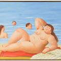 Fernando Botero — Обнаженная на пляже, изображение 2