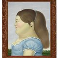 Fernando Botero — Дама в профиль, изображение 2