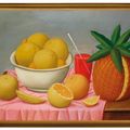 Fernando Botero — Натюрморт с ананасом, изображение 2