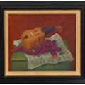 Fernando Botero — Натюрморт со скрипкой и сосисками, изображение 2