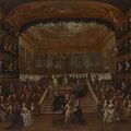Francesco Guardi — Интерьер театра Сан-Бенедетто в Венеции во время бала 1782 года в честь "Конти дель Норд", изображение 1