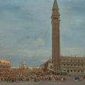 Francesco Guardi — Венеция, площадь Сан-Марко с фестивалем Джовед Грассо, изображение 1