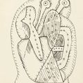 Francis Newton Souza — Без названия (Женская голова); Без названия (Мужчина с глазами Google); Без названия (Голова), изображение 3