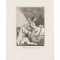 Francisco Goya — Кто такой мал Морира? (От какой болезни он умрет?), из: Лос-Капричос, изображение 1
