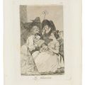 Francisco Goya — Четыре тарелки, от: Los Caprichos, изображение 3