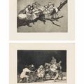 Francisco Goya — "Несопоставимые насмешки" и "Ля Леалтад", из "Лос Провербиос", изображение 1