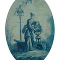 François Boucher — Набор из трех фантазийных монохромных шинуазри, изображение 2
