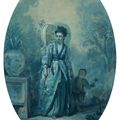 François Boucher — Набор из трех фантазийных монохромных шинуазри, изображение 5