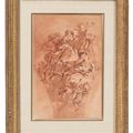 François Boucher — Моисей, окруженный ангелами, путти и пророками, после Бачиччо: подвесной, изображение 2