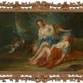 François Boucher — Две нимфы в лесной беседке, изображение 2