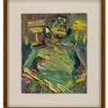 Frank Auerbach — Портрет сидящего Дж.Я.М., изображение 2