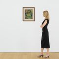 Frank Auerbach — Портрет сидящего Дж.Я.М., изображение 4