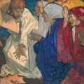 Frank Brangwyn — Шестая остановка на Кресте: Вероника вытирает лицо Иисуса, изображение 1