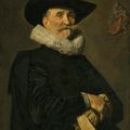 Frans Hals — Портрет джентльмена из семьи де Вольф, возможно, Йоста де Вольфа (1576-1577-? после 1652), поясной, изображение 1