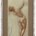 Franz von Stuck — Стоя обнаженной, изображение 2