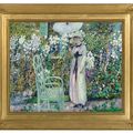 Frederick Carl Frieseke — Белые лилии, изображение 3