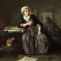 French School — Художник в своей студии и художница в ее студии, изображение 2