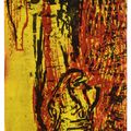 Georg Baselitz — Копф и фляга (головка и бутылка), изображение 1