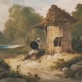 George Chinnery — Сторож на наблюдательном пункте, Бенгалия, изображение 1