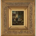 George Chinnery — Трое мужчин пьют суп у жаровни, изображение 2