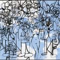 George Condo — Бело-голубая импровизация, изображение 1