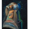 George Condo — Человек-обезьяна, изображение 1