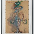 George Condo — Обнаженная в зеленой шляпе, изображение 3