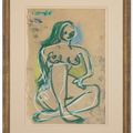 George Condo — Сидящий обнаженный, изображение 2
