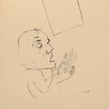 George Grosz — Настоящий портрет (спереди); Трагедия ( сзади ), изображение 3