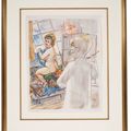 George Grosz — Художник и модель, изображение 2