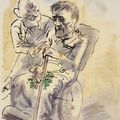 George Grosz — Пациент (справа); Два солдата (сзади), изображение 1