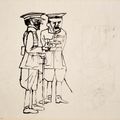 George Grosz — Пациент (справа); Два солдата (сзади), изображение 2