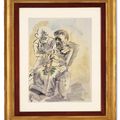 George Grosz — Пациент (справа); Два солдата (сзади), изображение 3