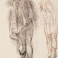 George Grosz — Женщина раздевается, изображение 1