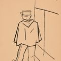 George Grosz — Прохожий, Париж (справа); жандарм (сзади), изображение 2
