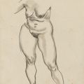 George Grosz — Стехендер вайблихер Акт, изображение 1