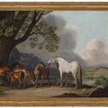 George Stubbs — Кобылы и жеребята на фоне обширного ландшафта, изображение 2