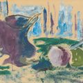 Georges Braque — Пирог и фрукты за столом, изображение 1