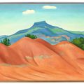 Georgia O’Keeffe — Красные холмы с Педернальными белыми облаками, изображение 2