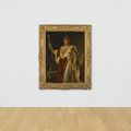 Gérard — Портрет Наполеона Бонапарта (1769-1821), императора Франции, в три четверти роста, в коронационном облачении, изображение 5