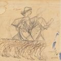 Giacomo Balla — Бамбина на балконе, студия, изображение 1