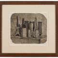 Giorgio Morandi — Величественная природа морта с лампадой и бензином, изображение 2