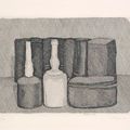 Giorgio Morandi — Природа смерти в новом Оггетти (Натюрморт с девятью предметами), изображение 1