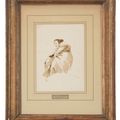 Giovanni Battista Tiepolo — Стоящая женщина, видимая снизу, изображение 2